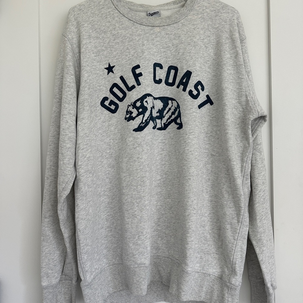 Gray Men's Crewneck Sweatshirt
